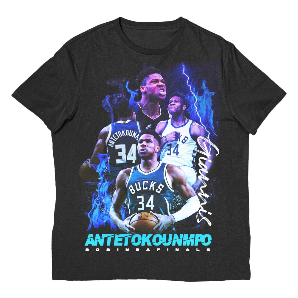 Giannis Antetokounmpo - Finals Lightning T-Shirt