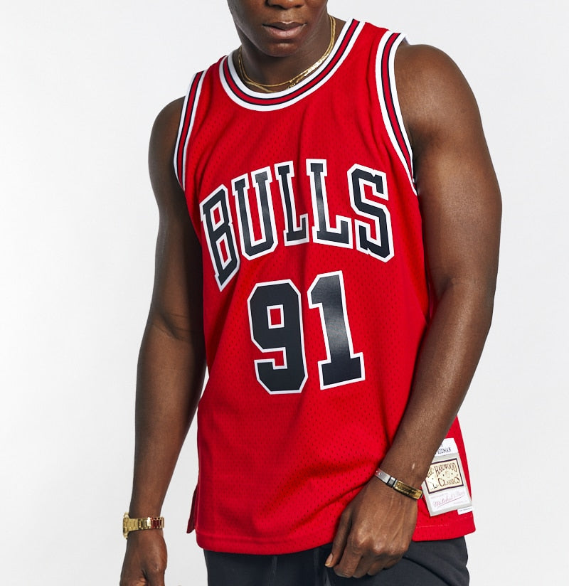 Bulls Dennis Rodman #91 Jersey