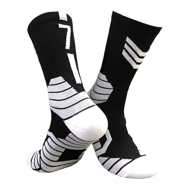 Kevin Durant Takeover High Performance Socks - Black/White