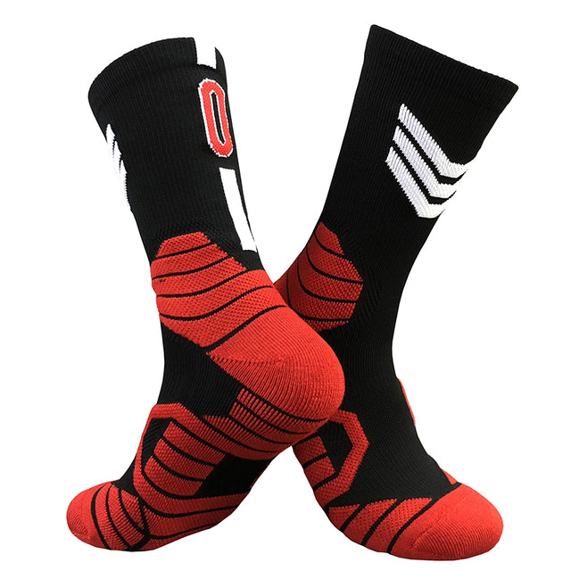 Damian Lillard Takeover High Performance Socks - Black/Red