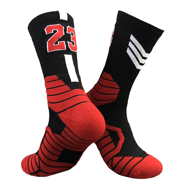 Michael Jordan Takeover High Performance Socks - Black/Red