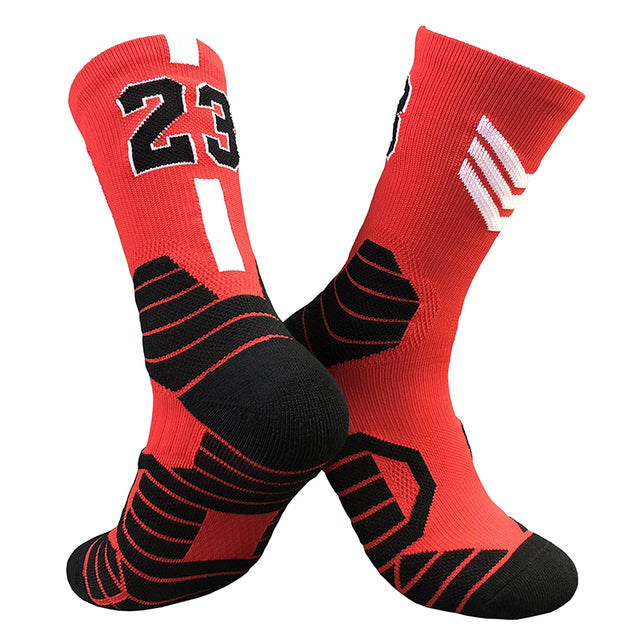 Michael Jordan Takeover High Performance Socks - Red/Black