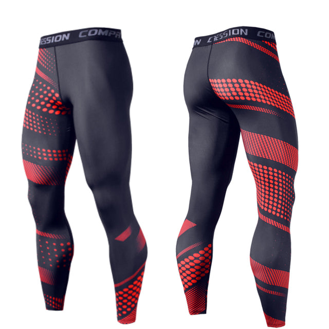 Quick Dry Compression Leggings - Team Takeover