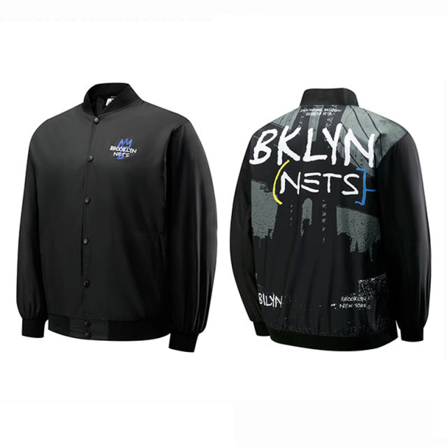 Nets Light Bomber Jacket - Brooklyn Bridge Edition