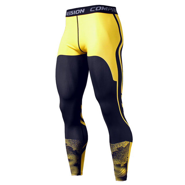 Quick Dry Compression Leggings - Lightning
