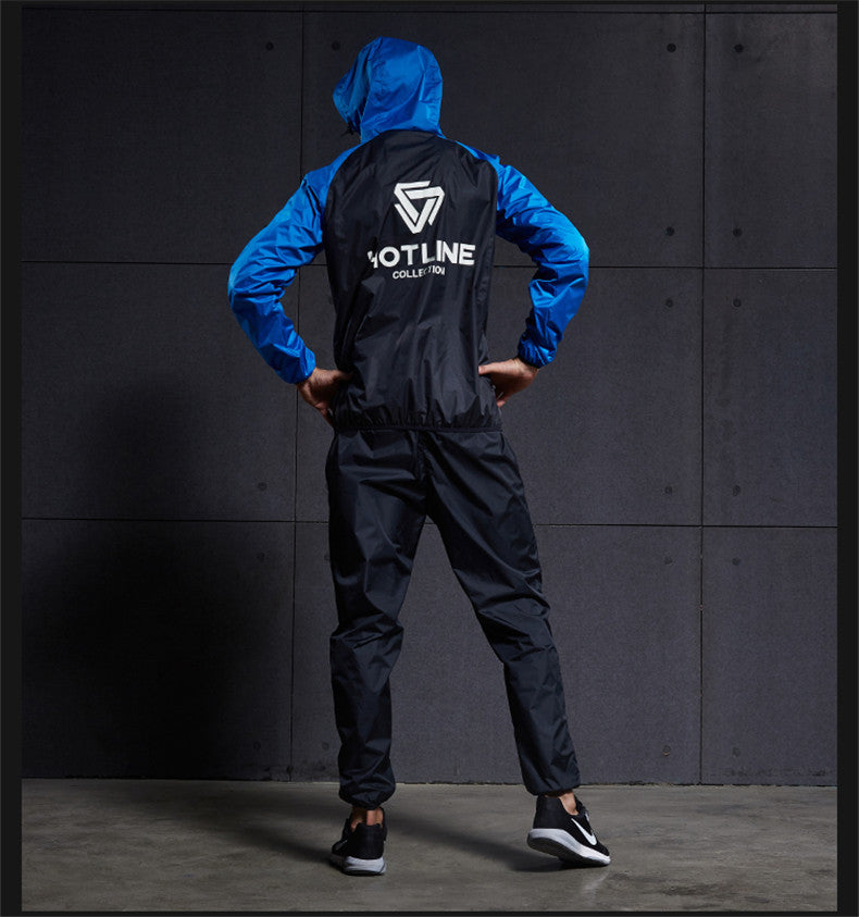 Takeover Tech "HOTLINE" Tracksuit Set - Wind Resistant - Blue