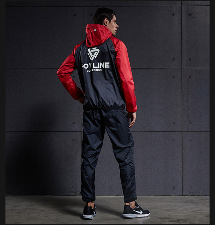Takeover Tech "HOTLINE" Tracksuit Set - Wind Resistant - Royal Red