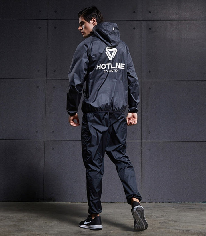 Takeover Tech "HOTLINE" Tracksuit Set - Wind Resistant- Blackout