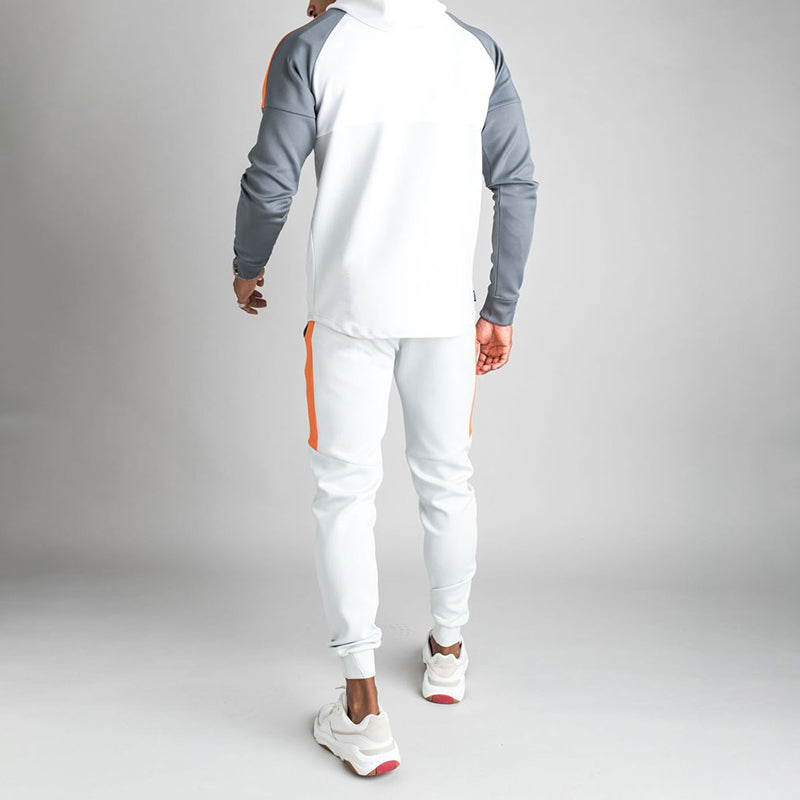 Takeover Tech "Olympus" Tracksuit Set - Whitle/Gray/Orange