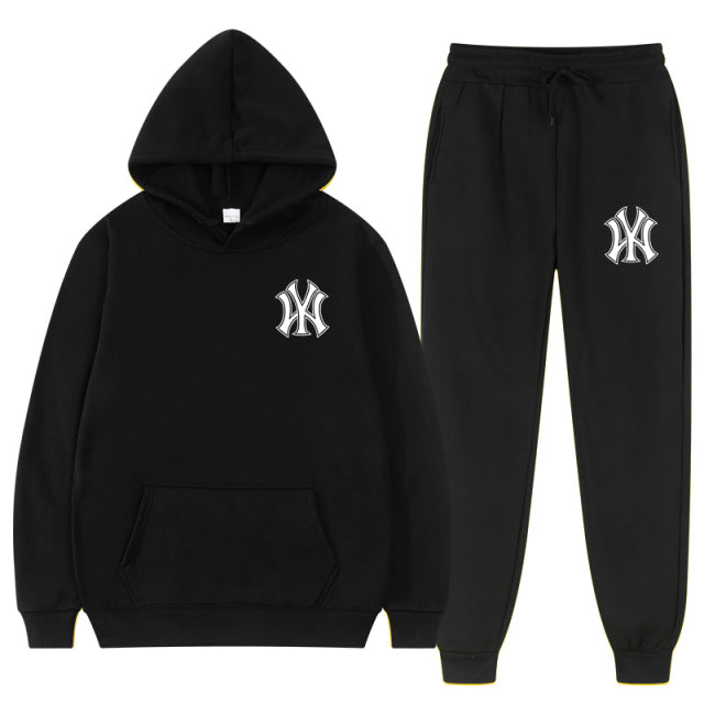 NY Classic Takeover Sweatsuit Set - Black
