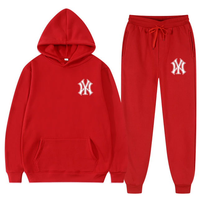 NY Classic Takeover Sweatsuit Set - Crimson Red