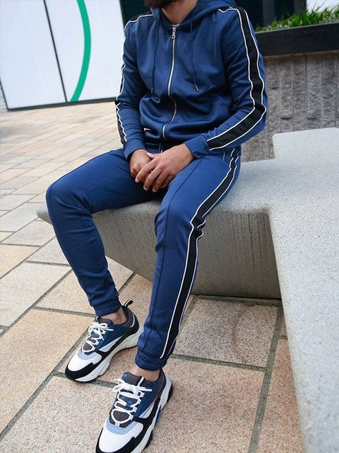 Takeover Tech Leisure Tracksuit Set - Blue