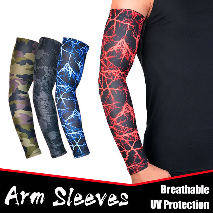 Takeover Compression Arm Sleeve - Red Lightning