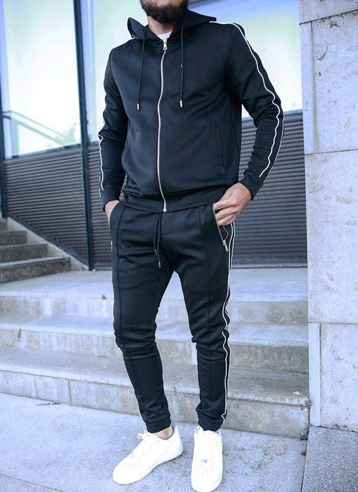 Takeover Tech Leisure Tracksuit Set - Black