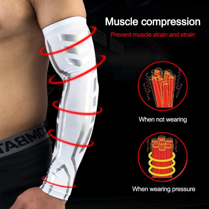 Takeover Compression Arm Sleeve - Breaking Blue