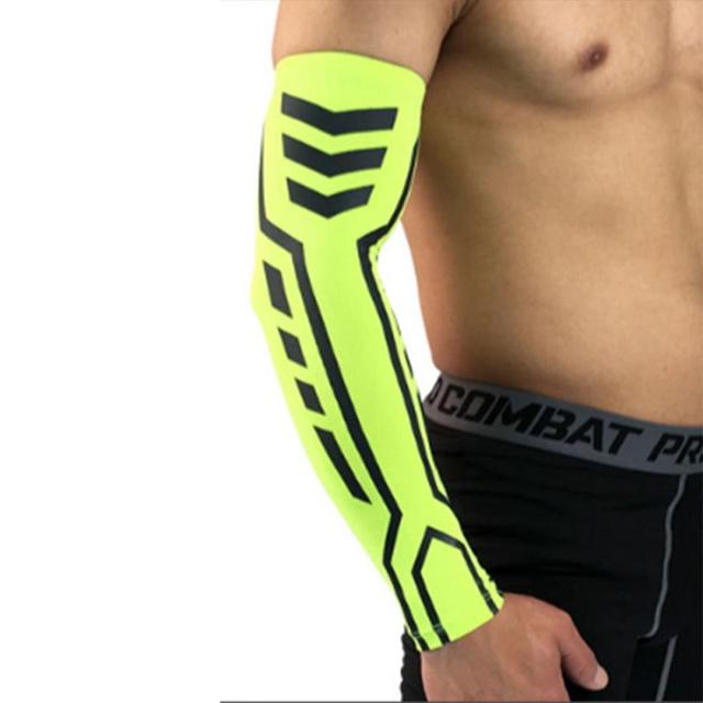 Takeover Compression Arm Sleeve - Neon Volt